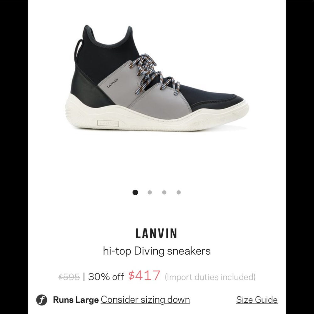 Lanvin sneakers high top